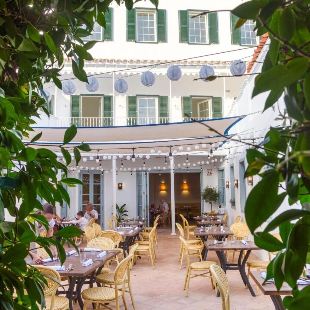 Ses Forquilles restaurant interior in Mahón, Menorca