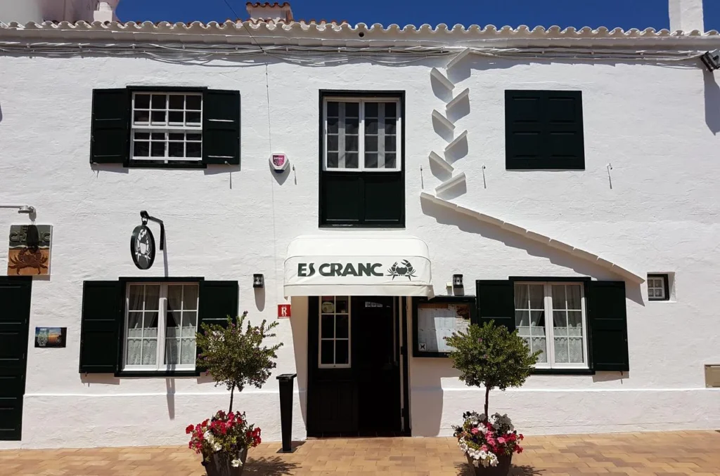 es cranc restaurant fornells