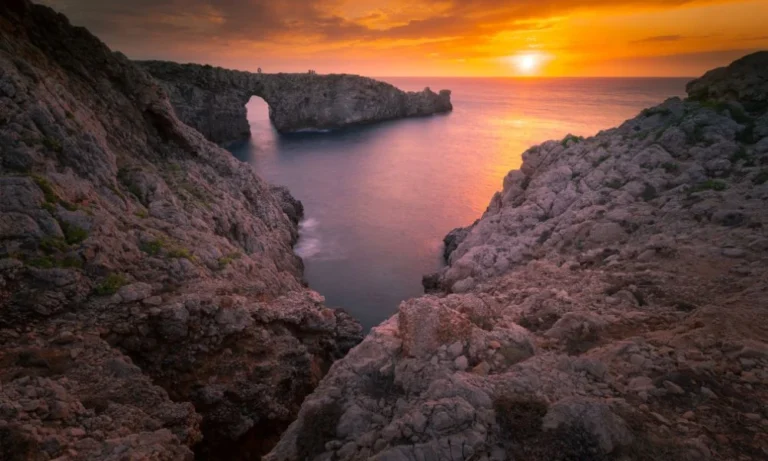 pont den gil sunset menorca