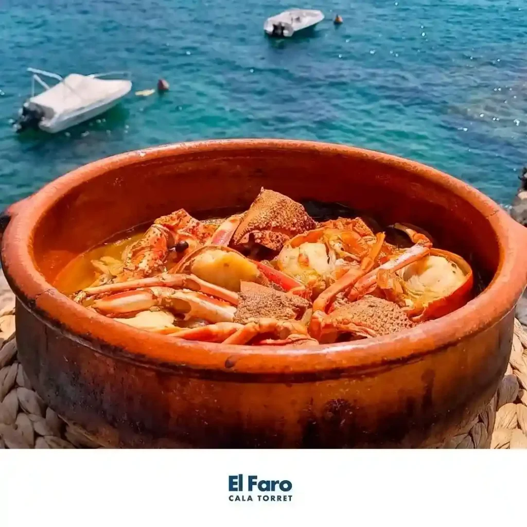 restaurante el faro binibeca