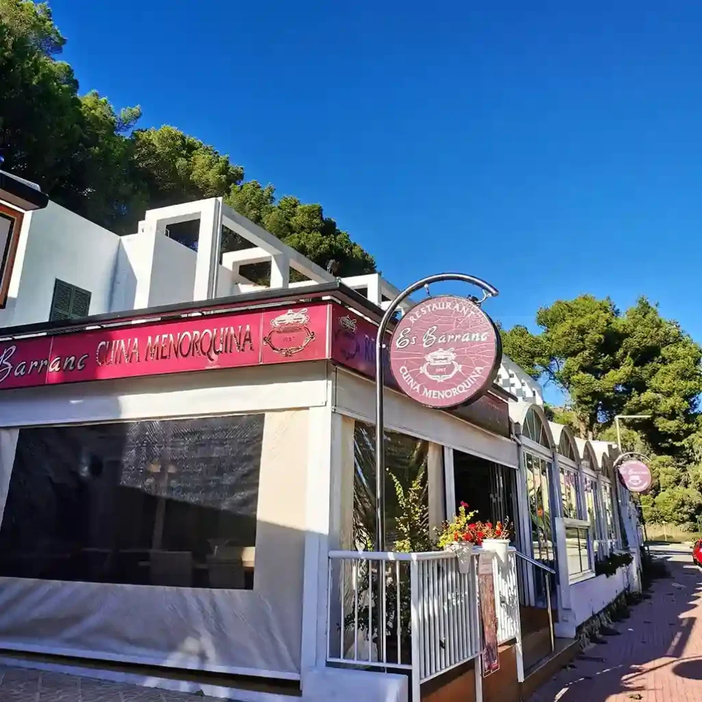 es barranc restaurant cala galdana