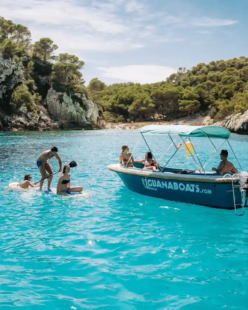 menorca boat rental without license