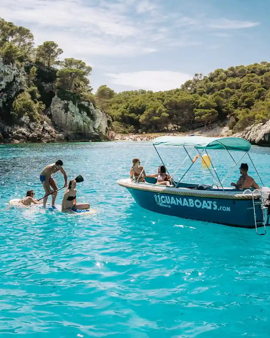menorca boat rental without license