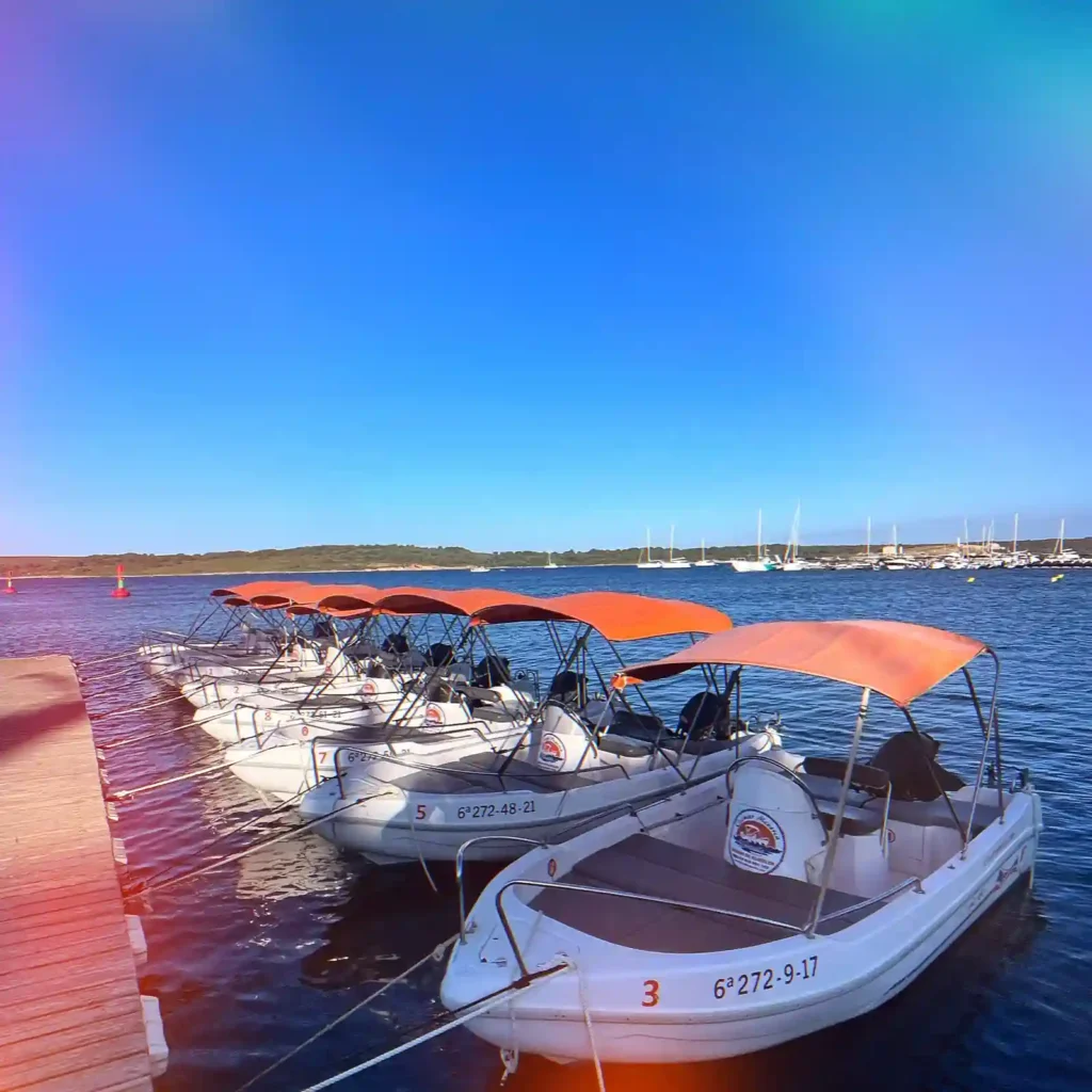 rent boat without license menorca