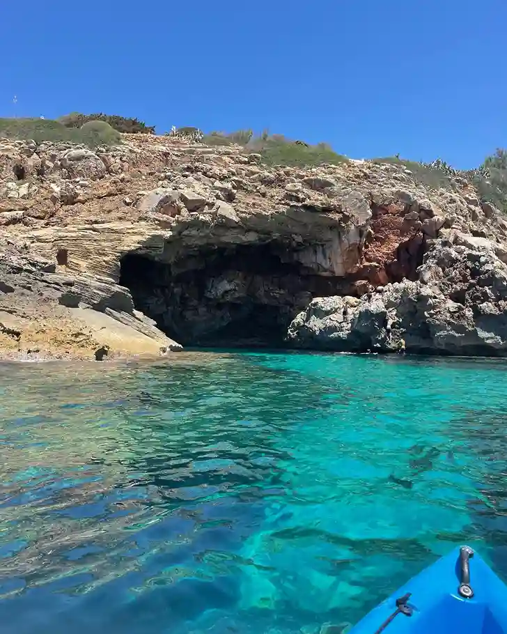 kayaking in menorca