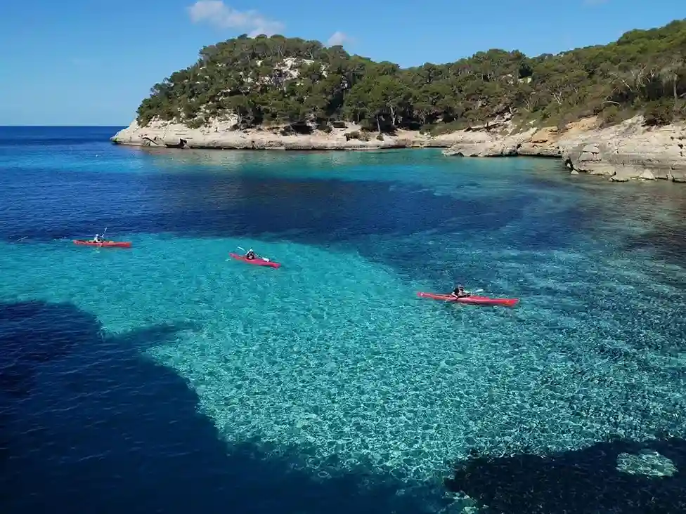 menorca en kayak esgrau