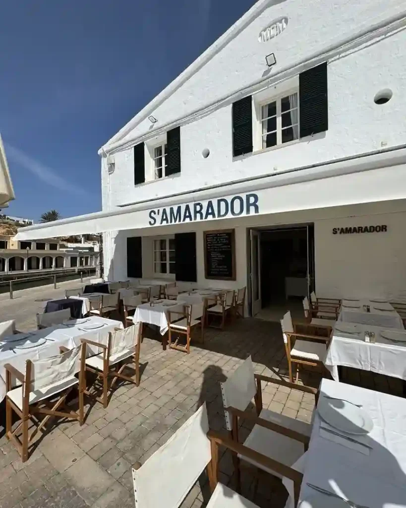 s'amarador restaurant ciutadella