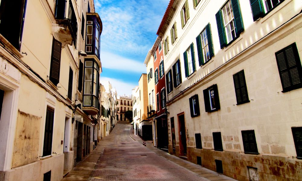 mahon menorca city center