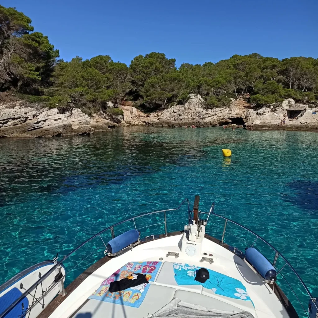 menorca en barco llaut
