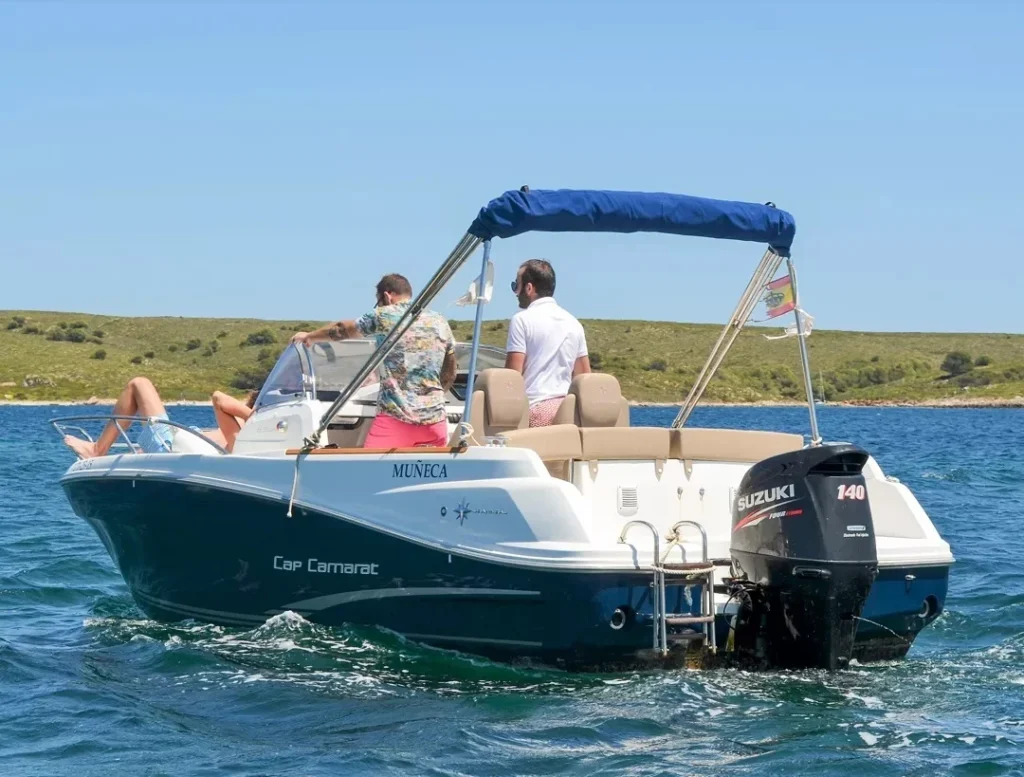 boat charter fornells