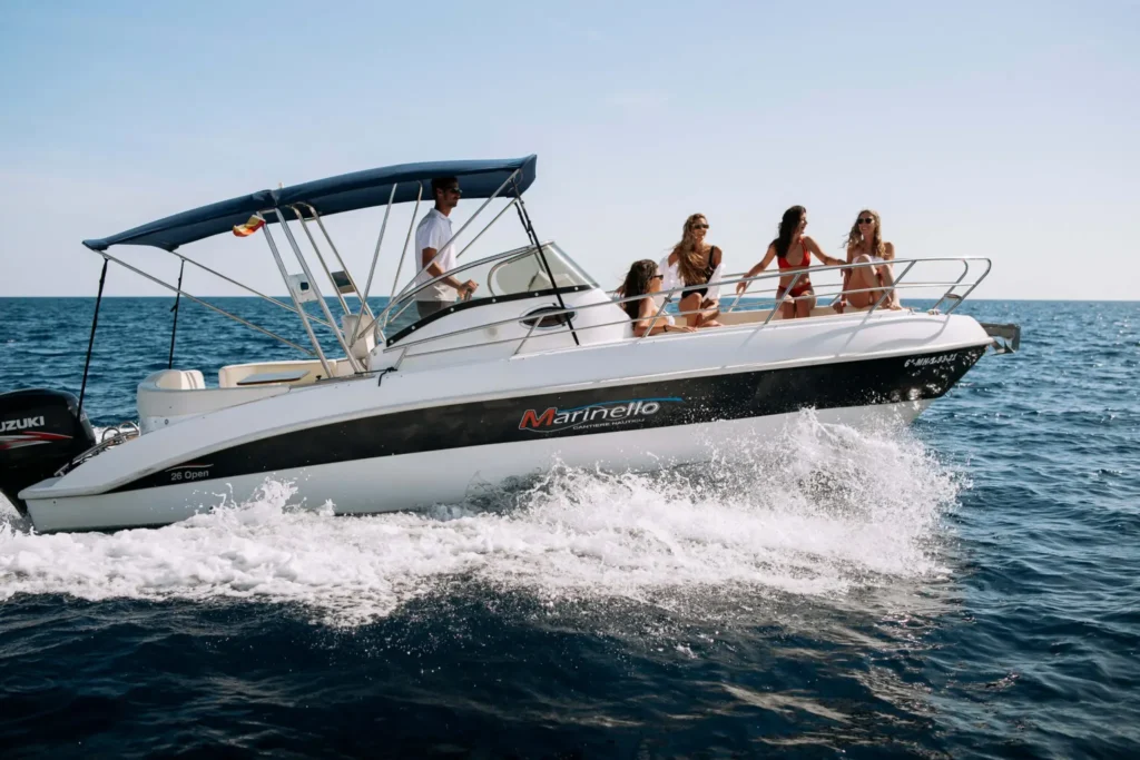 minor boats charter cala galdana