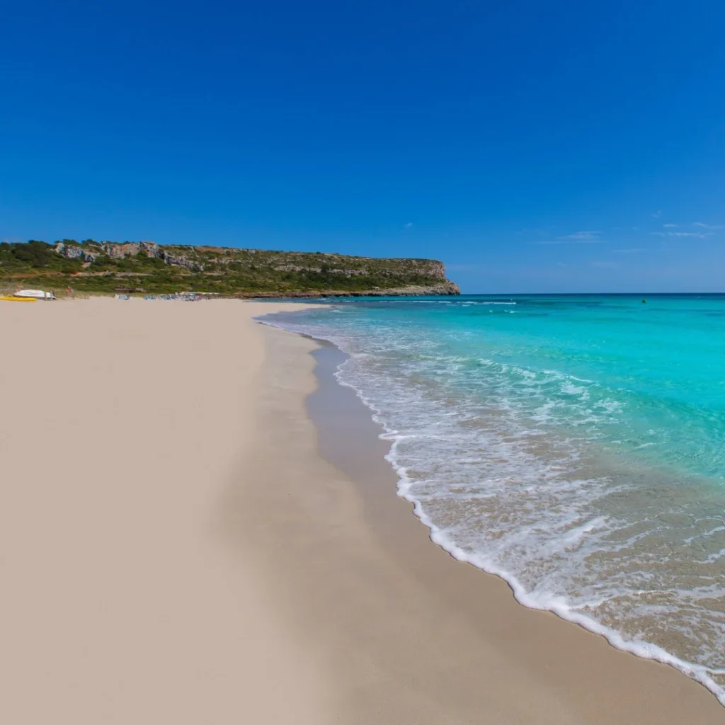 son bou beach menorca