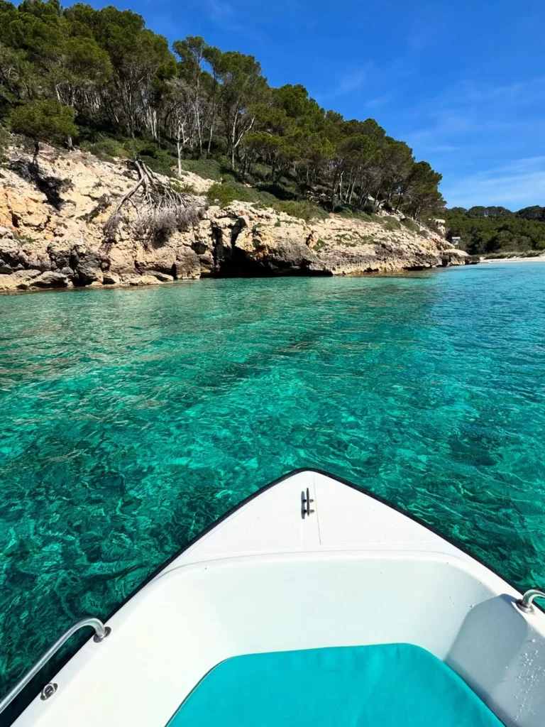 sunboats menorca cala galdana